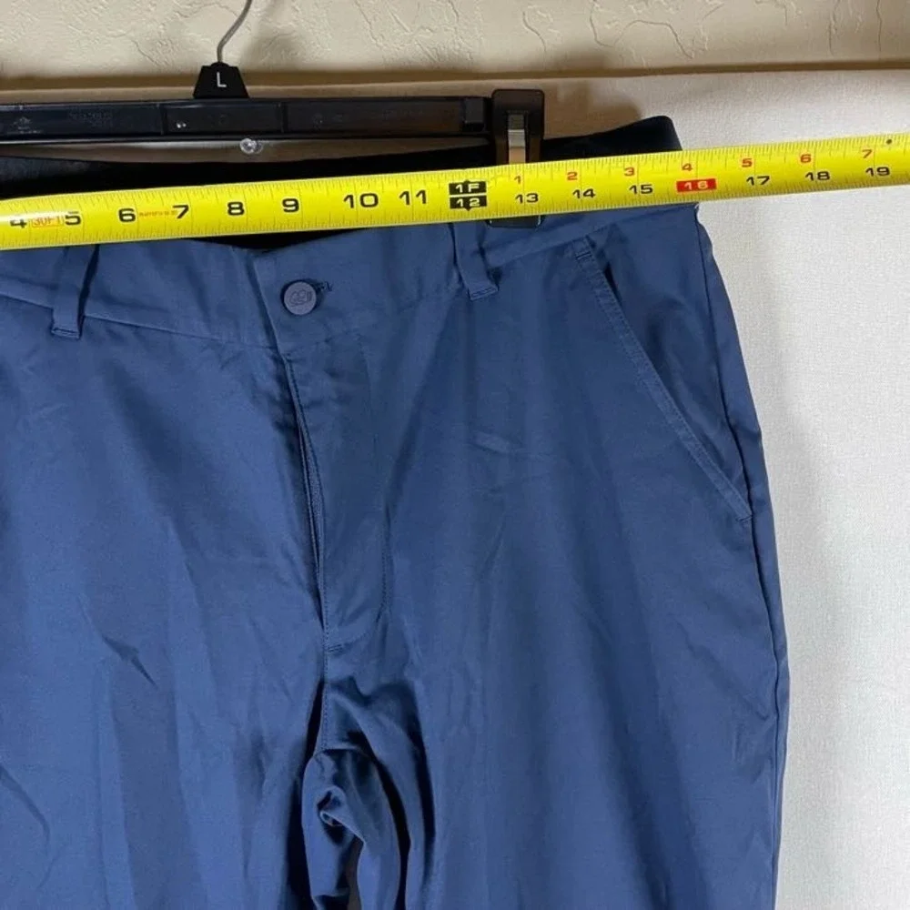 Good Good Golf Mens Performance Club Golf Pants Blue Stretch Tapered‎ - Size 32